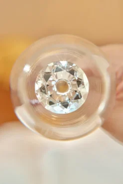 Champagne Flute Glassware | Set Of 2, 7.8 OZ | Diamond Stemmed Glass, Gift For Her -Refined Spirits Store f56021cb 39ef 4ed0 914e 7616045f2549 2