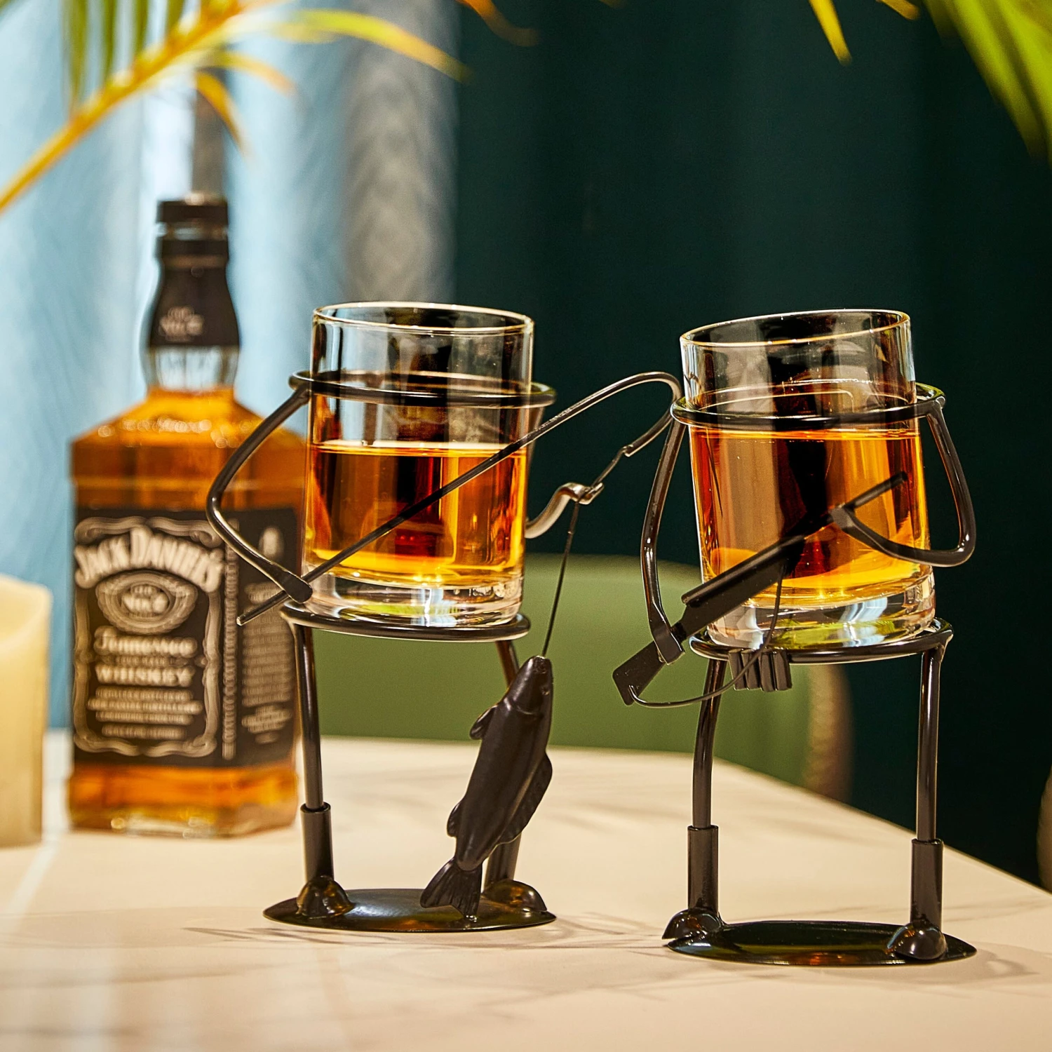 Rifle Hunter Whiskey Glass - Bullet Glass & Metal Cup Holder- Guns Whiskey, Scotch, Liquor Cup Holder, Holds Cup, Great Gift For Gun Enthusiasts, Hunters, Fathers, Sons, Elegant Party Accessory 3 Rifle Hunter Whiskey Glass - Bullet Glass & Metal Cup Holder- Guns Whiskey, Scotch, Liquor Cup Holder, Holds Cup, Great Gift For Gun Enthusiasts, Hunters, Fathers, Sons, Elegant Party Accessory - Image 3