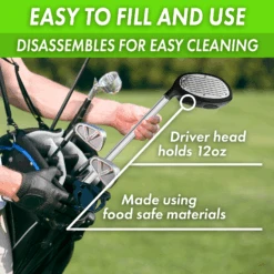 Golf Beer Bong Golf Club - Novelty Party Gift For Golfers, The Ultimate Sports Gift For Dad, Boyfriend, Him, Golf Lover - Gag Gift, College Frat Gift Holds 12 Ounces! -Refined Spirits Store golfbeerbong info1 2