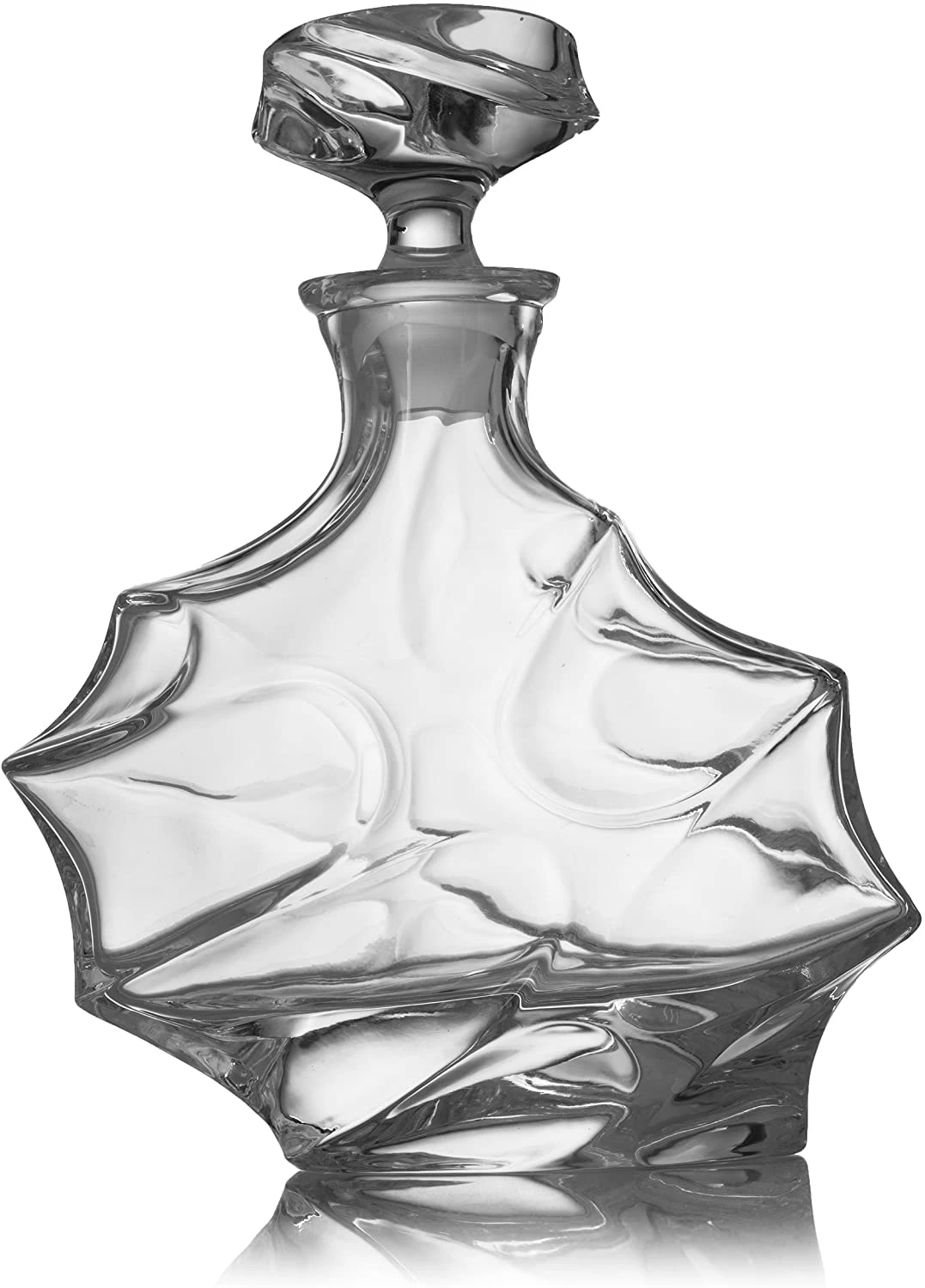 The Wine Savant Wine And Whiskey Mountain Decanter With 4 Glasses And Wood Tray 750 ML 7 The Wine Savant Wine And Whiskey Mountain Decanter With 4 Glasses And Wood Tray 750 ML - Image 7