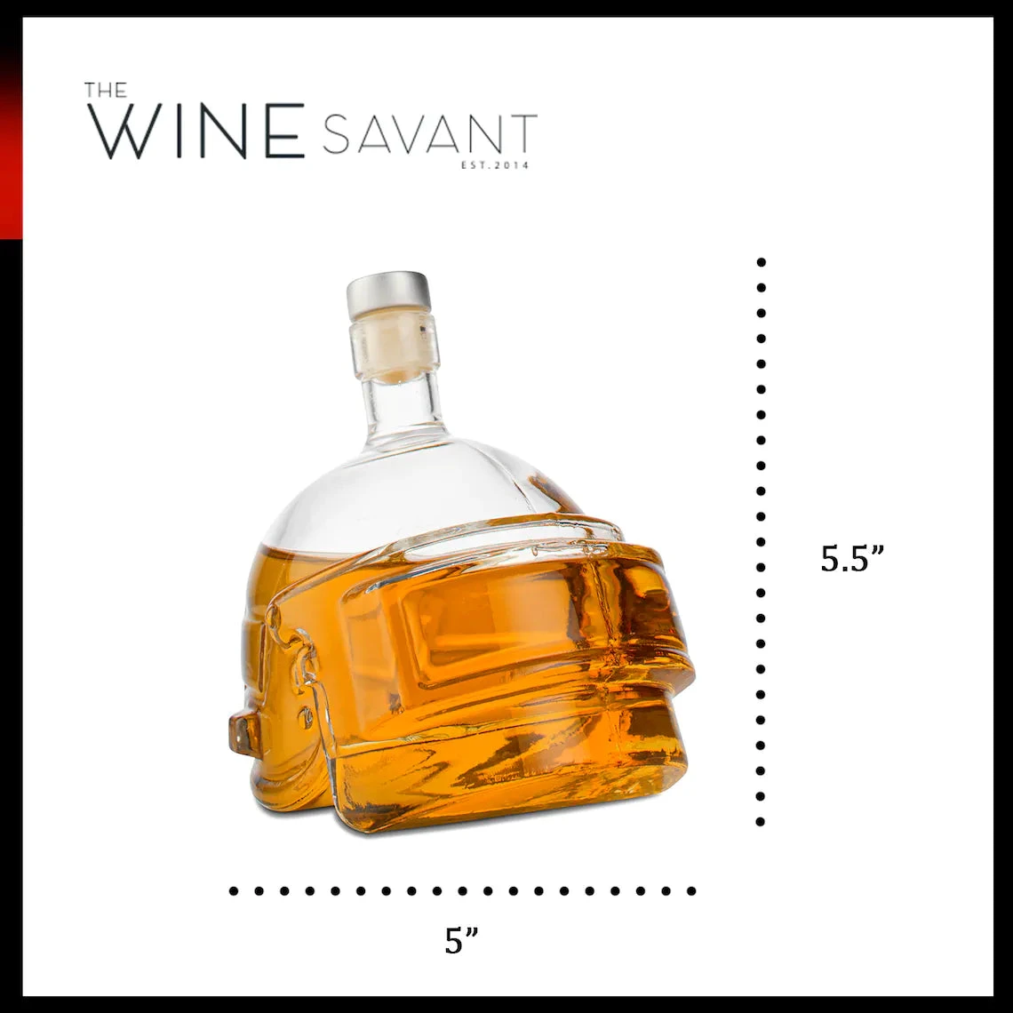 PUBG Helmet Decanter The Wine Savant - Swat Team Helmet Whiskey Decanter 750ml 2 PUBG Helmet Decanter The Wine Savant - Swat Team Helmet Whiskey Decanter 750ml - Image 2