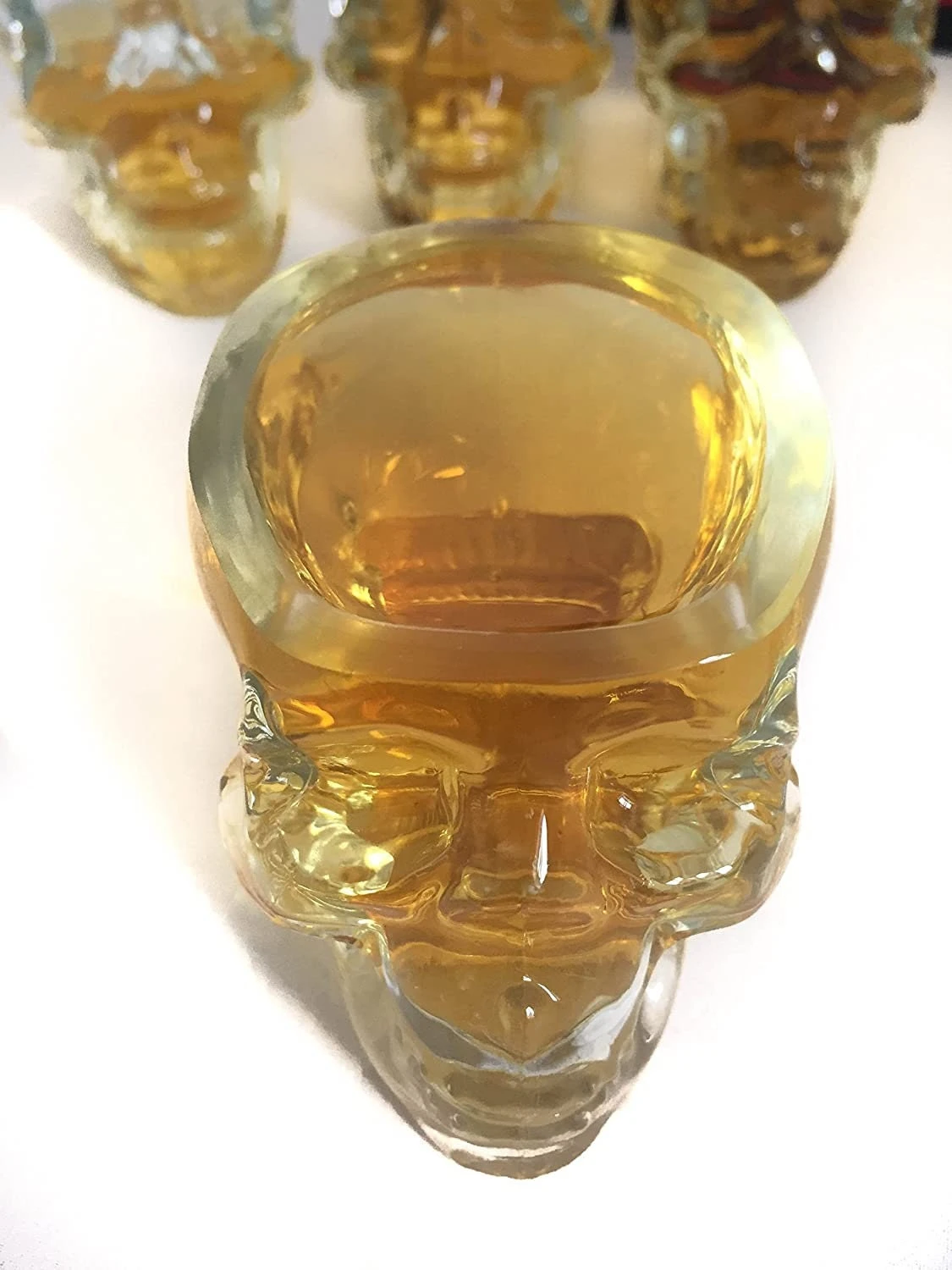 Monkey And Heroes Extra Large Skull Shot Glasses Set Of 4, Use Skull Head Cup For A Whiskey, Scoth And Vodka Shot Glass, 3 Ounces 2 Monkey And Heroes Extra Large Skull Shot Glasses Set Of 4, Use Skull Head Cup For A Whiskey, Scoth And Vodka Shot Glass, 3 Ounces - Image 2