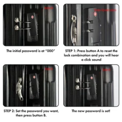 Wine Bottle Suitcase | Holds 12 Standard 750 ML Size Bottles | Universal Airplane Luggage Case, TSA Approved Wheeled Bag For Professionals And Consumers, Gift For Wine Lovers & Connoisseurs (28 IN) -Refined Spirits Store instructionoflock 2 scaled