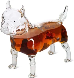 French Bull Dog - Pug Animal Whiskey And Wine Decanter The Wine Savant - 500ml - Whiskey, Wine Scotch Or Liquor Decanter -Refined Spirits Store pug2