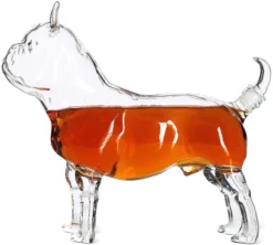 French Bull Dog - Pug Animal Whiskey And Wine Decanter The Wine Savant - 500ml - Whiskey, Wine Scotch Or Liquor Decanter -Refined Spirits Store pug3