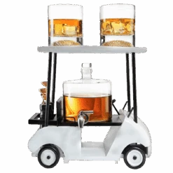 Golf Decanter Whiskey Decanter And Whiskey Glasses