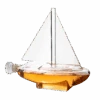 Sailboat Whiskey & Wine Decanter Ship - The Wine Savant Ship Decanter Set 750ml - Drink Dispenser For Wine, Whiskey, Ship In A Bottle Decanters Bar Set, Liquor Scotch Bourbon, Boating Mariner Gifts