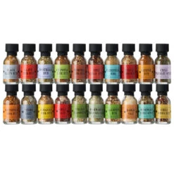 Smokehouse BBQ Gourmet Grilling Spice Set | 20-Set | Glass Bottle Seasonings, Grill Seasoning Flavors Include Caribbean, Jamaican Jerk, Jalapeno Rub, Montreal, Cajun Chili Garlic & More -Refined Spirits Store setof20 3